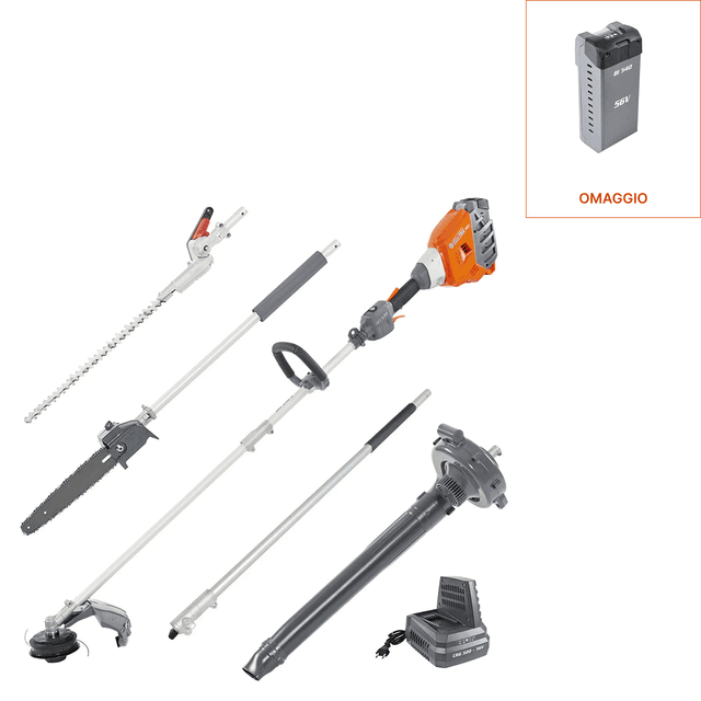Decespugliatori a batteria BCi 530 D - Kit con 5 applicazioni, batteria Bi 540 e caricabatteria CRG 520 | Oleo-Mac