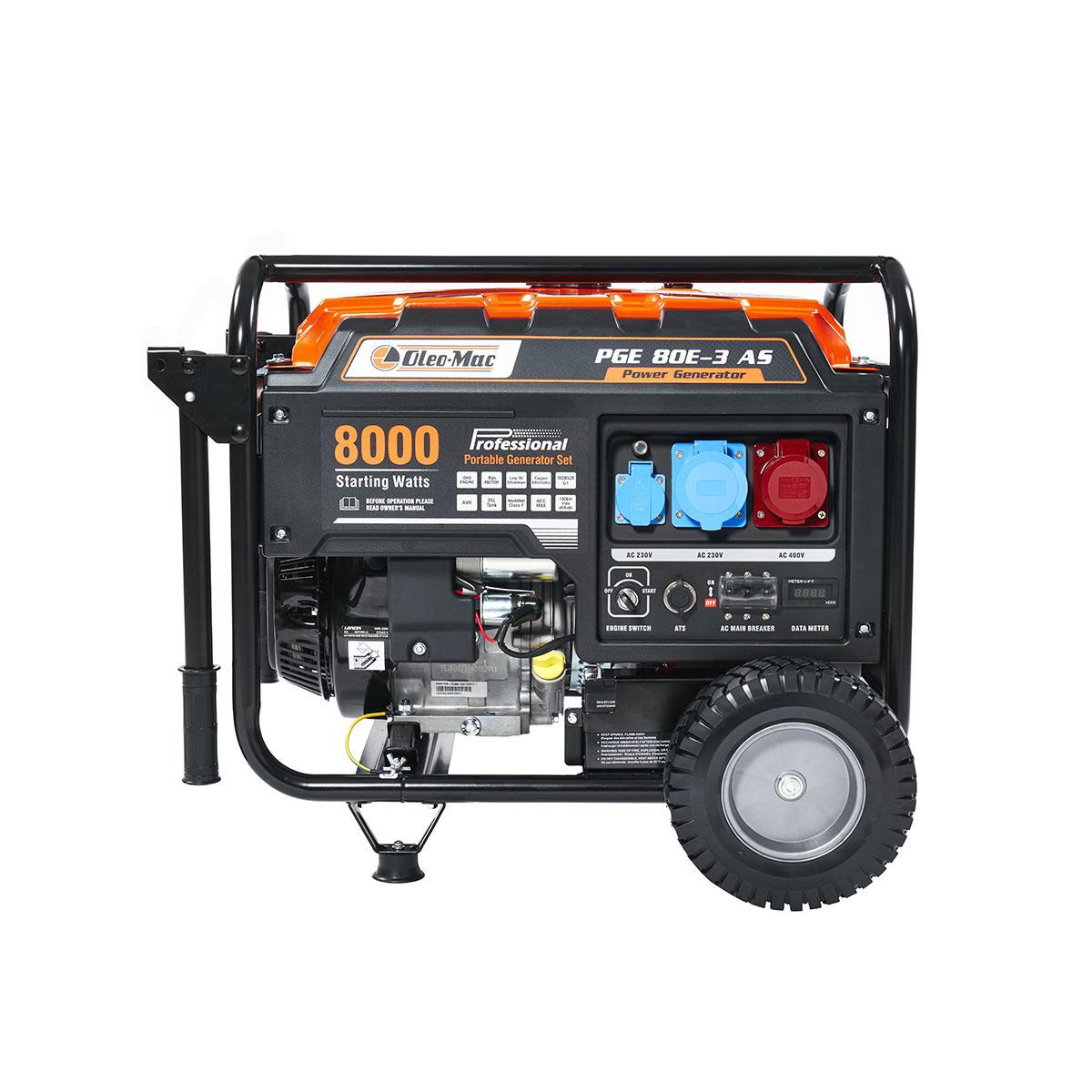 Generadores de energía hasta 6 kW PGE 80E-3 DCS_2 | Oleo-Mac