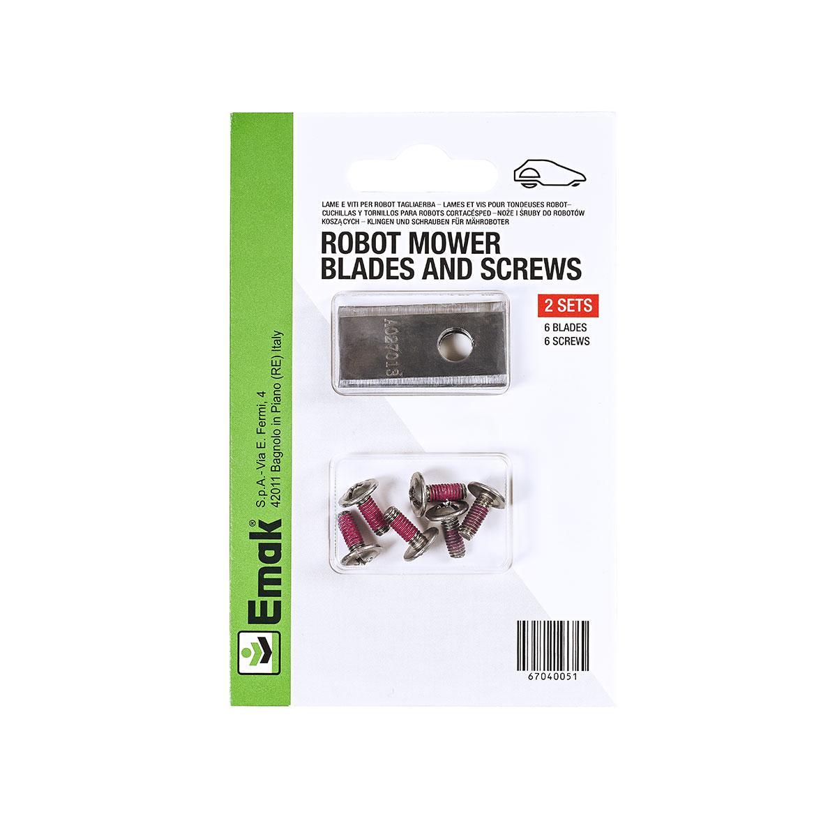 Accessori per robot tagliaerba Kit lame e viti_1 | Oleo-Mac