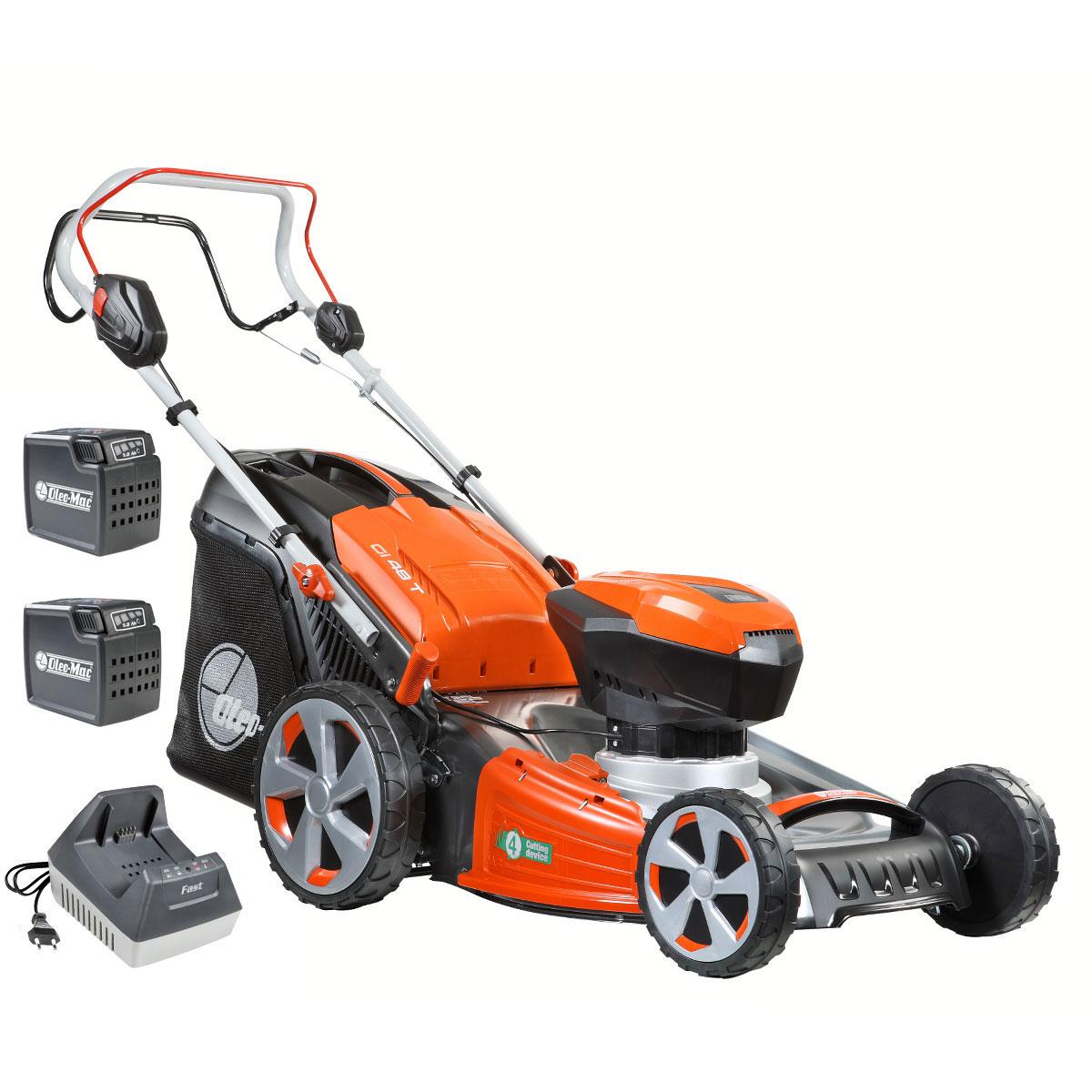 Tagliaerba a batteria Gi 48 T con 2 batterie Bi 5,0 OM e caricabatterie FAST CRG_1 | Oleo-Mac