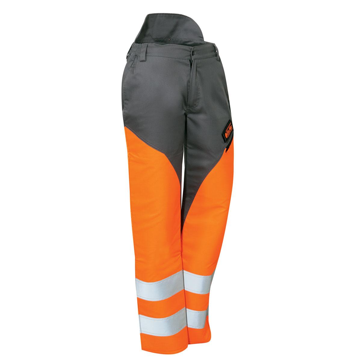 Pantalones profesionales para desbrozador Pantalón de alta visibilidad para desbrozar_1 | Oleo-Mac
