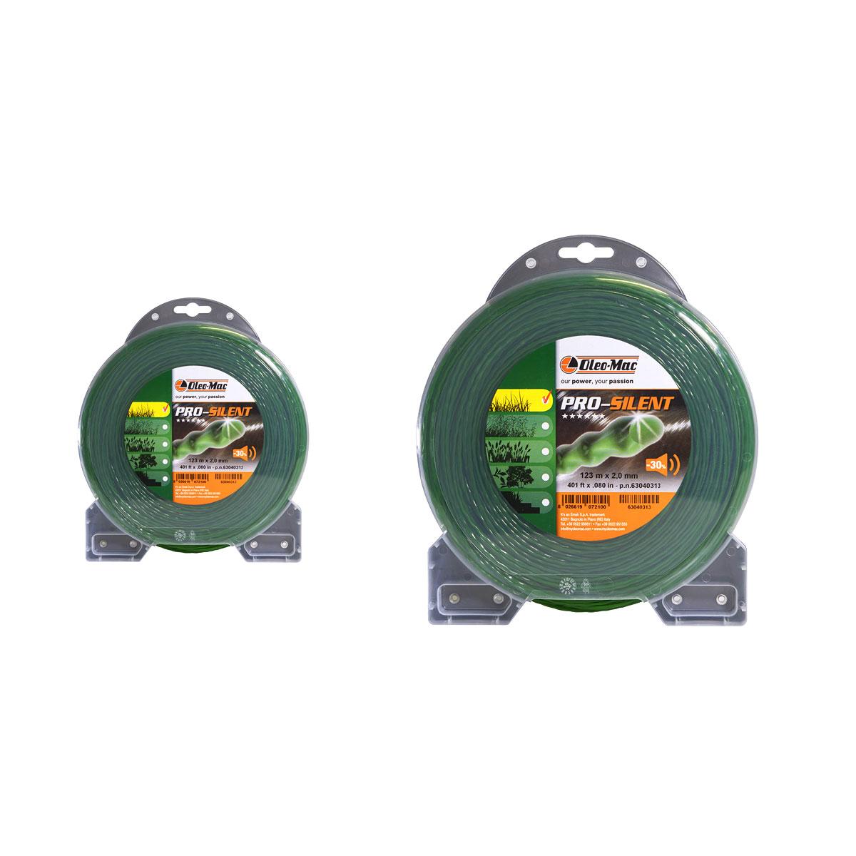 Accessori per decespugliatori Filo elicoidale Pro-Silent_1 | Oleo-Mac