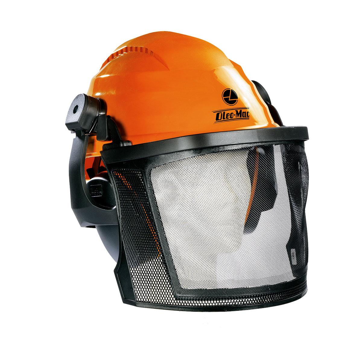Casco de protección profesional con careta Casco protector de uso profesional_1 | Oleo-Mac