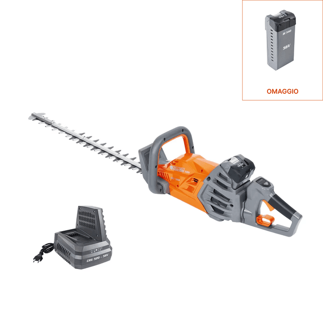 Tagliasiepi a batteria HCi 560 con batteria Bi 525 e caricabatterie CRG 520 | Oleo-Mac