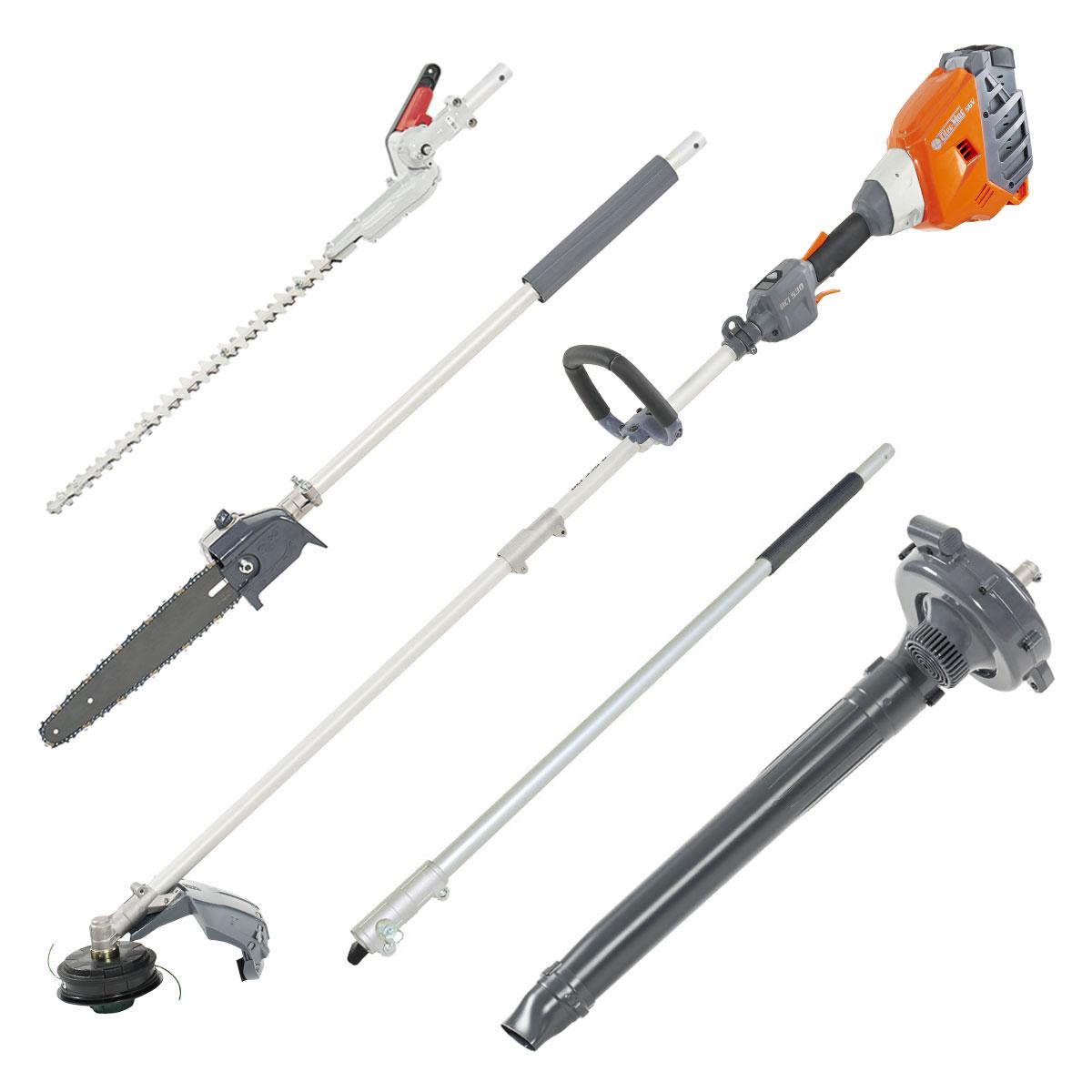 Desbrozadoras de batería BCi 530 D - Kit con 5 accesorios + Batería Bi 540 + Cargador CRG 520_1 | Oleo-Mac