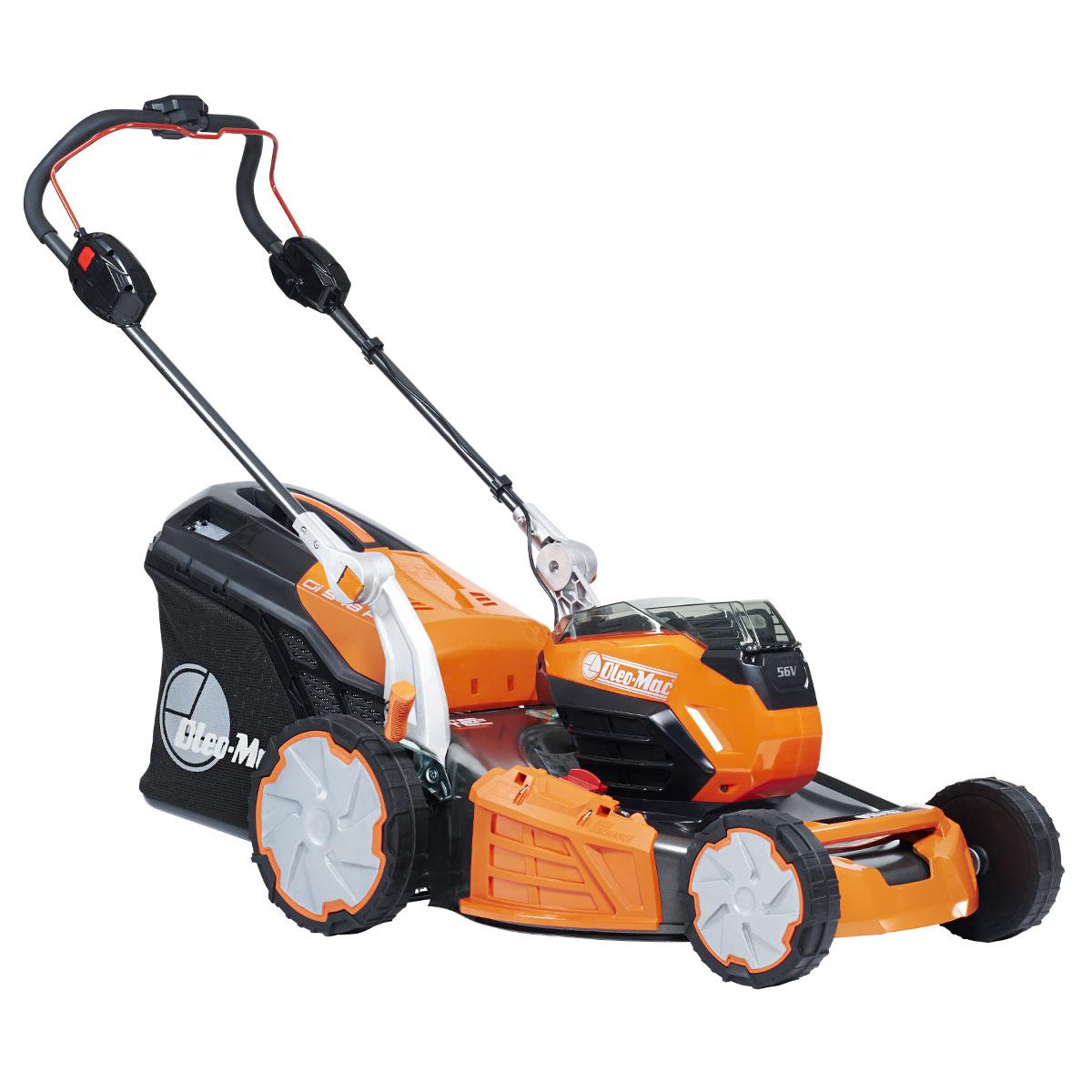 Cortacéspedes de batería Gi 548 P + Batería Bi 580 + Cargador CRG 520_1 | Oleo-Mac