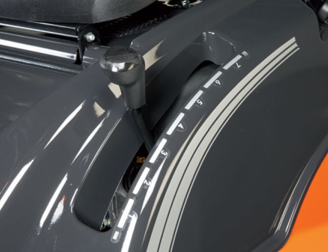 Palanca de ajuste de altura de corte | Oleo-Mac