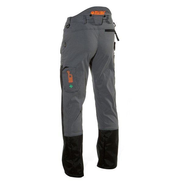 Pantalones de uso profesional con protección anticortes de motosierra:  Pantalones profesionales y cómodos para motosierra - Oleo-Mac