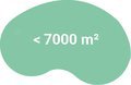 <7000 m² <7000 m²